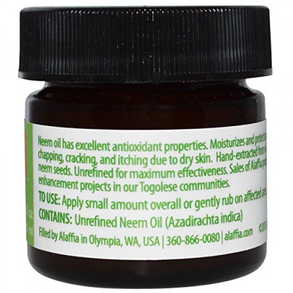 Alaffia - Handcrafted Neem Oil, Helps Moisturize and Protect from...