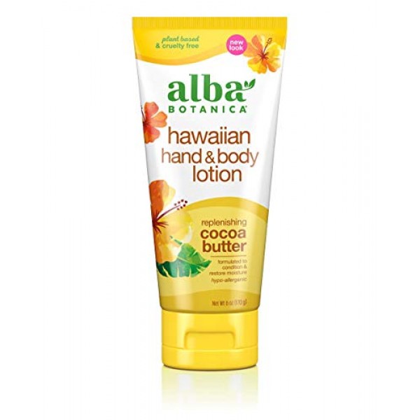 Alba Botanica Hawaiian Hand & Body Lotion, Replenishing Cocoa But...