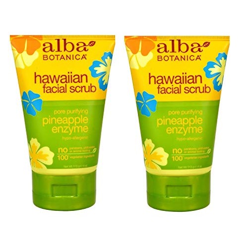 Alba Botanica Pore Purifying Pineapple Enzyme Hawaiian Facial Scr...