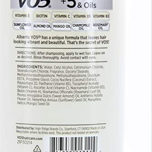 VO5 Silky Experiences Moisturizing Conditioner Island Coconut, 12...