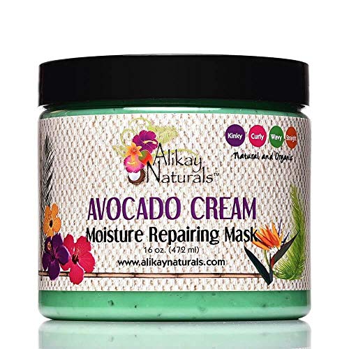 Alikay Naturals Avocado Cream Moisture Repairing Hair Mask, 8 Ounce