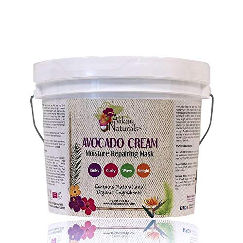 Alikay Naturals Avocado Cream Moisture Repairing Hair Mask, 8 Ounce