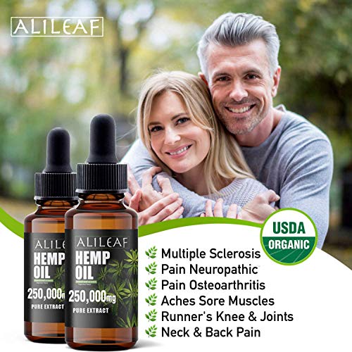 3 Pack Hemp Oil & Cream - 250,000mg for Pain Relief, Stress, An...