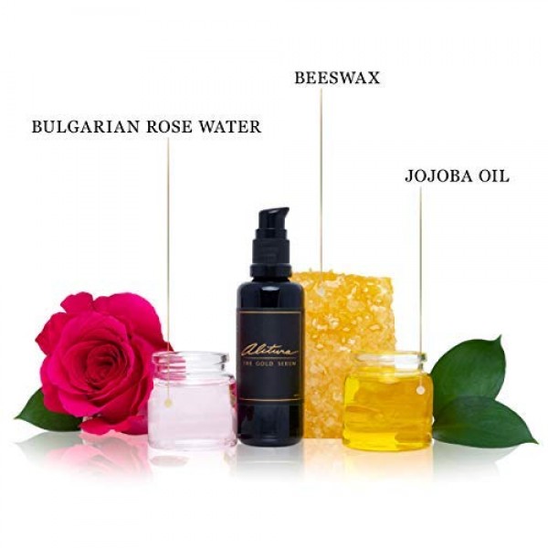 Alitura Gold Serum. Improves Skin Collagen and Reduces Wrinkles. ...