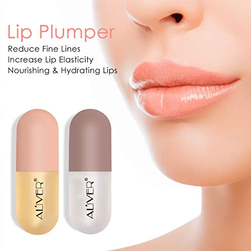 Aliver Lip Plumper, Lip Enhancer with Vitamin E & Natural Ginger ...