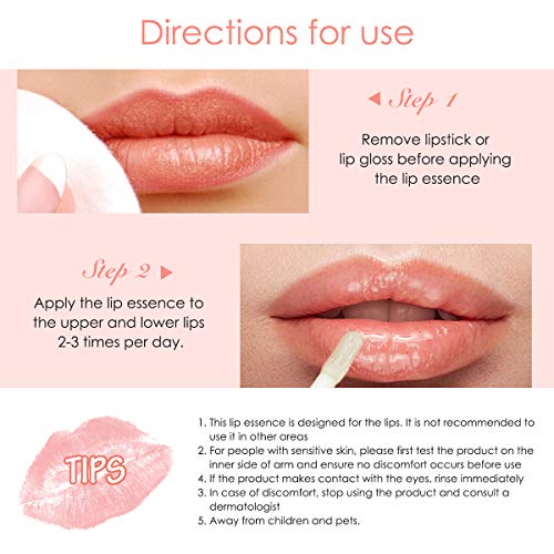 Aliver Lip Plumper, Lip Enhancer with Vitamin E & Natural Ginger ...