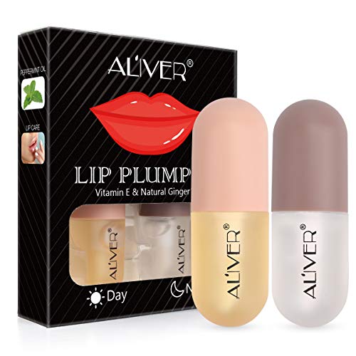 Aliver Lip Plumper, Lip Enhancer with Vitamin E & Natural Ginger ...
