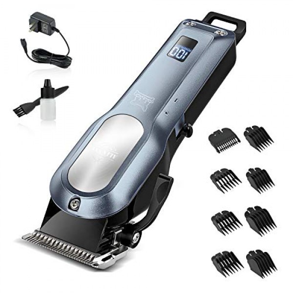 Alixane Dog Clippers Rechargeable Cordless, Heavy Duty Dog Cat Pe...