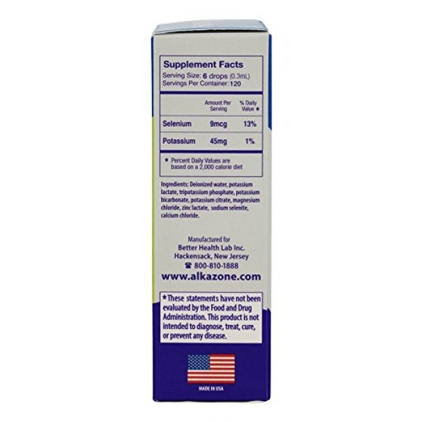 AlkaZone - Alkaline pH Booster Drops 1.25 fl oz 3-Pack