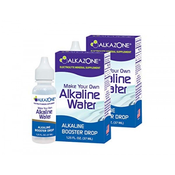 ALKAZONE Make Your Own Alkaline Water - Alkaline Booster Drop 1.2...