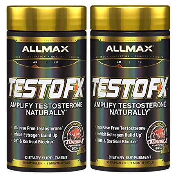 ALLMAX TESTOFX, 5-Stage Male Testosterone Amplifier, 90 Capsules ...