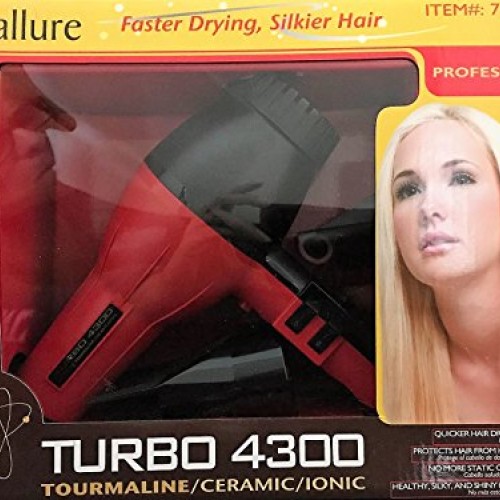 Allure Turbo 4300 Tourmaline/Ceramic/Ionic Hair Dryer