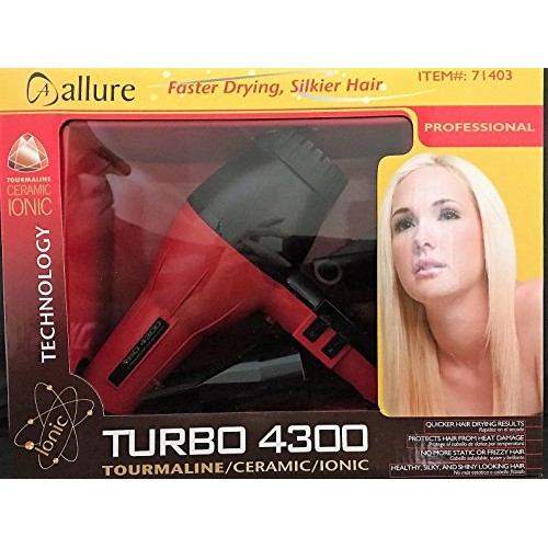 Allure Turbo 4300 Tourmaline/Ceramic/Ionic Hair Dryer