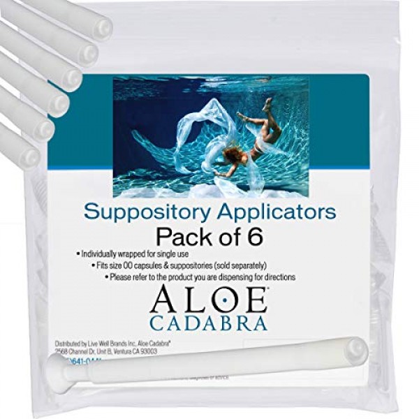 Aloe Cadabra Disposable Vaginal Suppository Applicators 6 Pack ...
