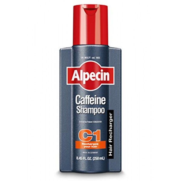 Alpecin C1 Caffeine Shampoo, Mens Natural Hair Growth Shampoo fo...