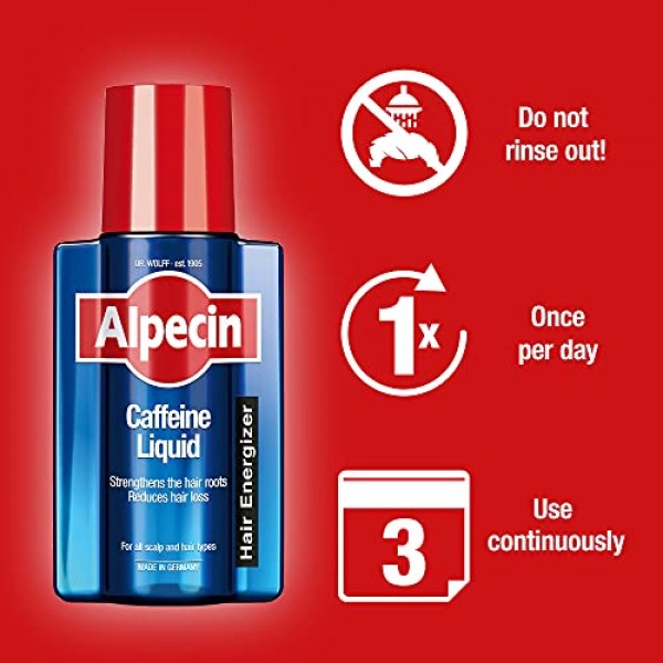 Alpecin Caffeine Liquid Hair Recharger, 200mL