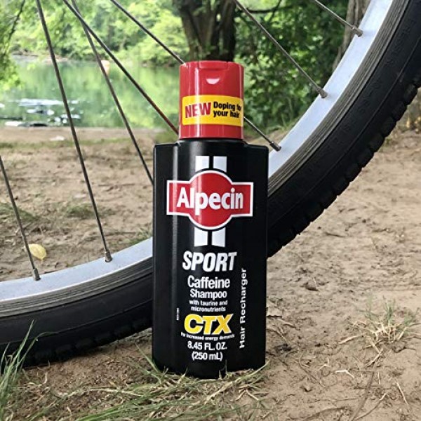 Alpecin CTX Sport Mens Biotin Shampoo with Caffeine, Niacin, Cas...