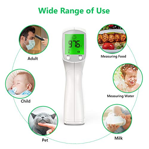 Infrared Thermometer for Humans Adults Kids Baby and Surface of O...