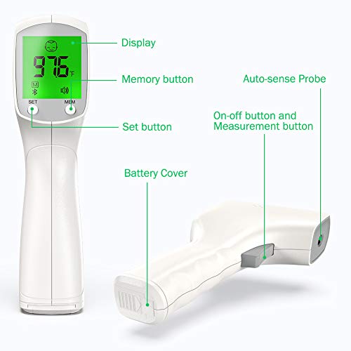 Infrared Thermometer for Humans Adults Kids Baby and Surface of O...