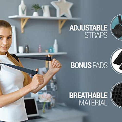 Posture Corrector for Men & Women - Adjustable Shoulder Posture B...