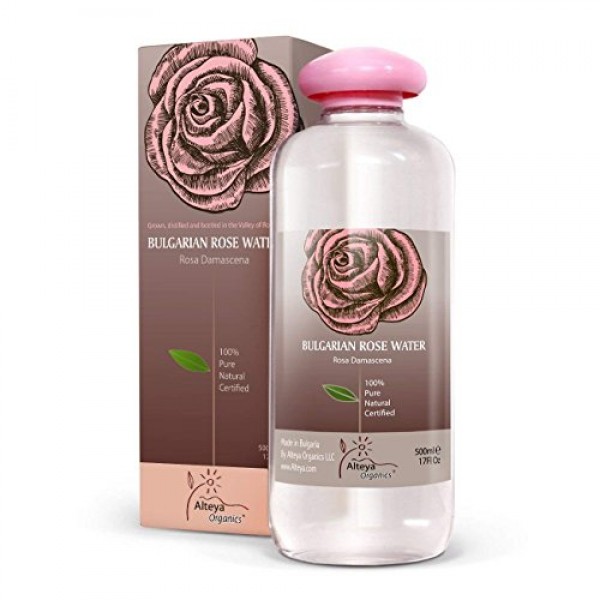 Alteya Organics Rose Water Natural Facial Toner, 8.5 Fl Oz/250mL ...