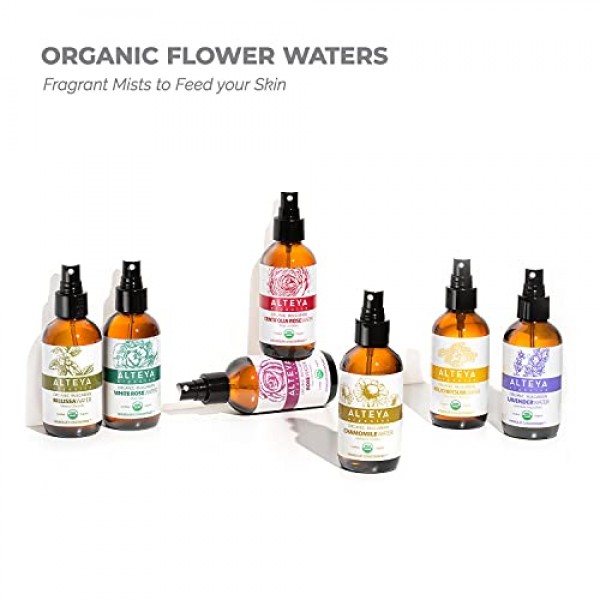 Alteya Organics Rose Water USDA Certified Organic Facial Toner, 4...