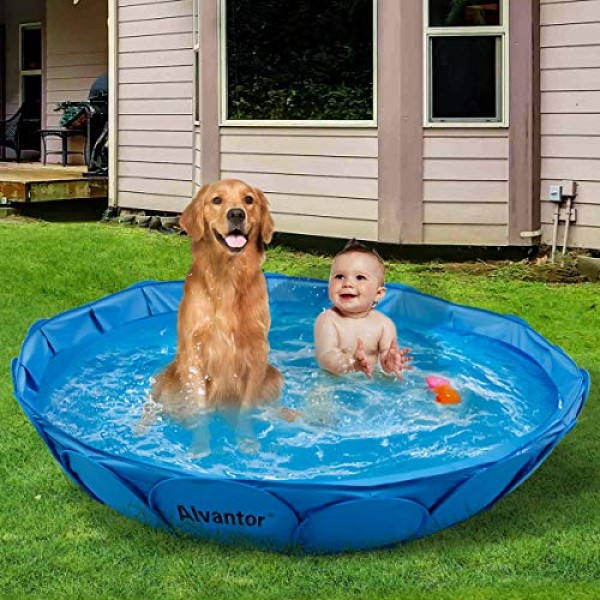 Alvantor Pet Swimming Pool Dog Bathing Tub Kiddie Pools Cat Puppy...