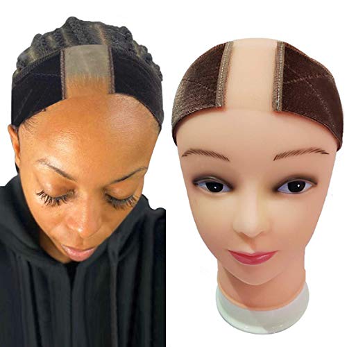 AMAJULIE Adjustable Velvet Wig Grip with Lace Part Edge Saver Hea...