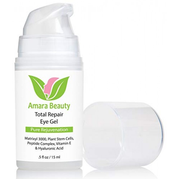 Eye Cream Gel for Dark Circles and Puffiness with Peptides & Hyal...