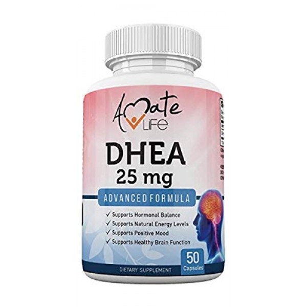 Dhea 25mg Supplement Hormonal Balance for Women & Men Anti-Aging,...