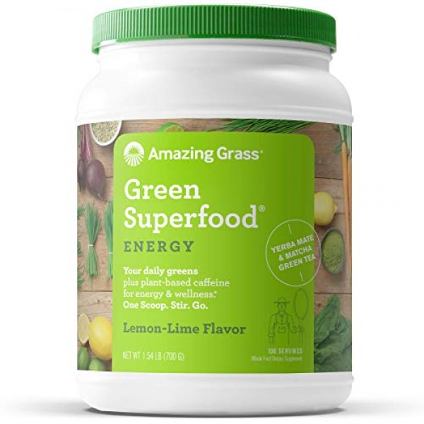 Amazing Grass Green Superfood Energy: Super Greens Powder & Plant...