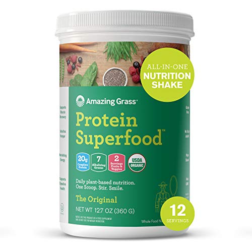 Amazing Grass Protein Superfood: Vegan Protein Powder, All in One...