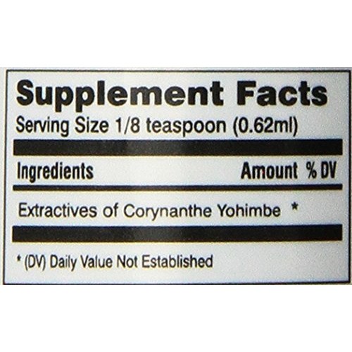 Amazing Herbs Yohimbe Express Liquid Extract, 1 Fluid Ounce