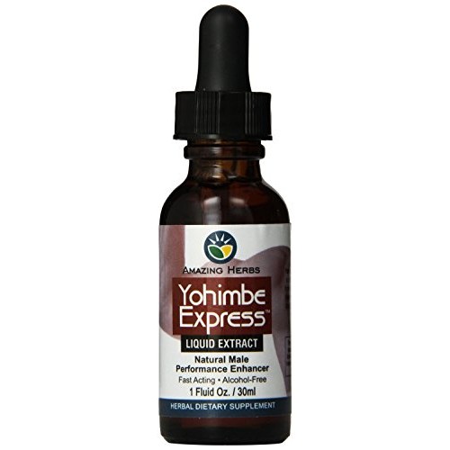 Amazing Herbs Yohimbe Express Liquid Extract, 1 Fluid Ounce