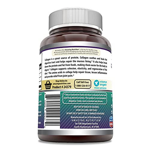 Amazing Formulas Advanced Collagen 1600mg Per Serving Supplement ...