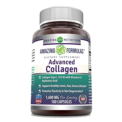 Amazing Formulas Advanced Collagen 1600mg Per Serving Supplement ...