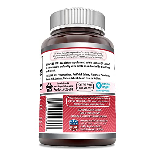 Amazing Formulas Red Clover 430mg 180 Capsules Supplement | Red C...