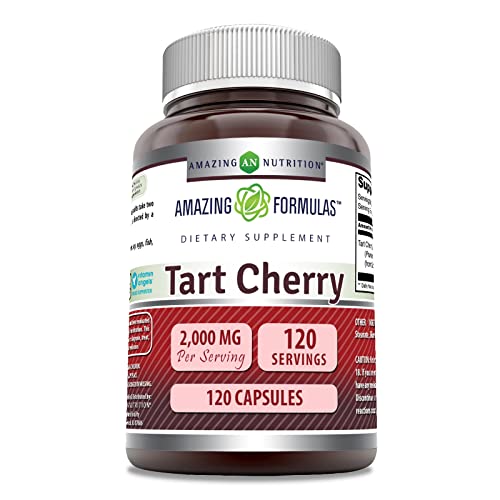 Amazing Formulas Tart Cherry Extract 2000mg Per Serving 120 Capsu...