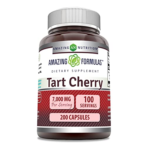 Amazing Formulas Tart Cherry Extract 7000mg Per Serving 200 Capsu...
