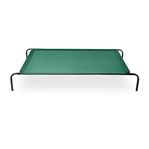 Amazon Basics Cooling Elevated Pet Bed, Extra Large 60 x 37 x 9 ...