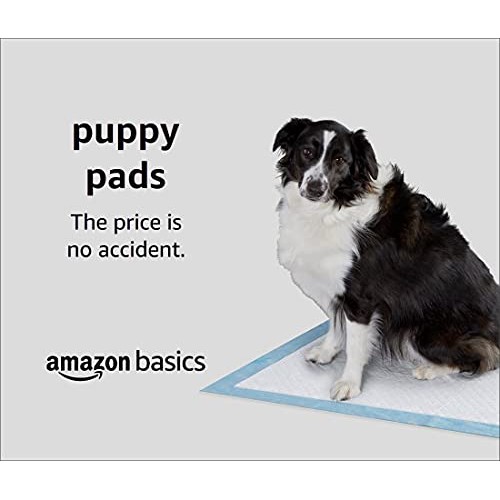 Amazon Basics Dog and Puppy Pads, Leak-proof 5-Layer Pee Pads wit...