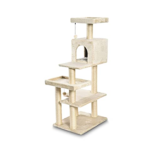 Amazon Basics Extra Large Cat Tree Tower with Condo - 24 x 56 x 1...