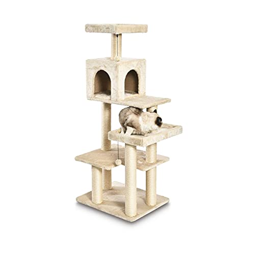Amazon Basics Extra Large Cat Tree Tower with Condo - 24 x 56 x 1...