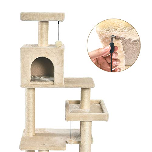 Amazon Basics Extra Large Cat Tree Tower with Condo - 24 x 56 x 1...