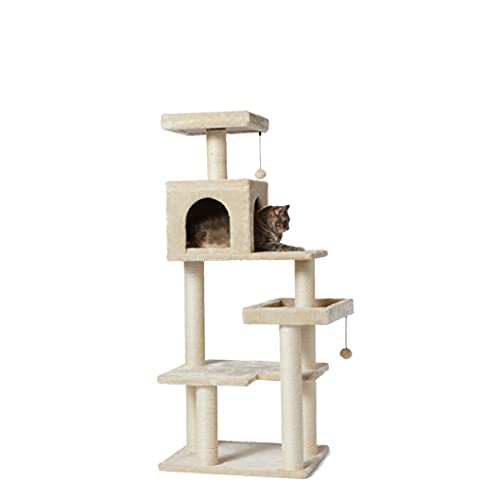 Amazon Basics Extra Large Cat Tree Tower with Condo - 24 x 56 x 1...