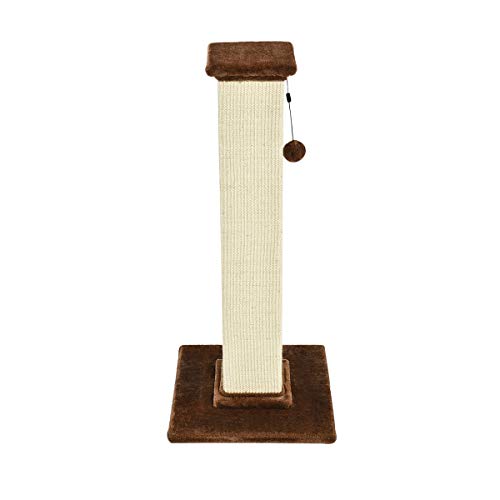 Amazon Basics Large Premium Tall Cat Scratching Post - 16 x 35 x ...