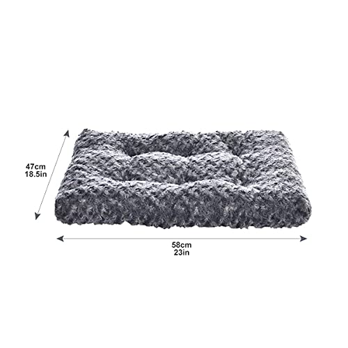 Amazon Basics Pet Dog Bed Pad, 23 x 18 x 2.5 Inch - X-Small, Gray...