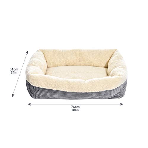 Amazon Basics Rectangle Self Warming Pet Bed For Cat or Dog, 30 x...