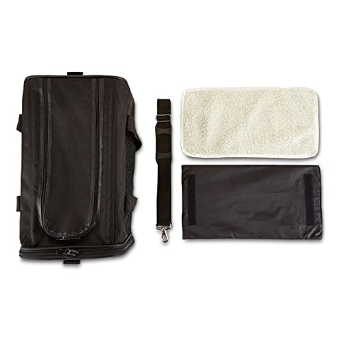 Amazon Basics Soft-Sided Mesh Pet Travel Carrier, Medium 17 x 10...
