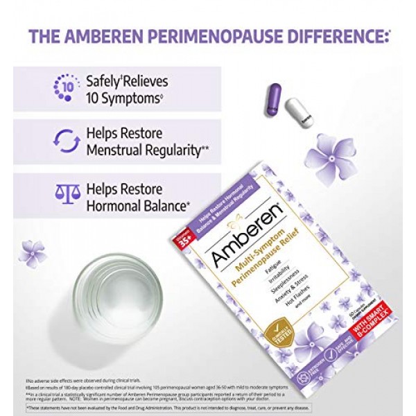 Amberen Peri: Safe Multi-Symptom Perimenopause Relief | Helps Res...